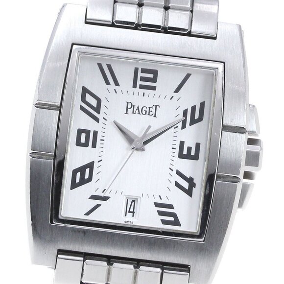 PIAGET Upstream P10023 Date Silver Dial Automatic Men's Watch_863629